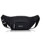 Men’s Ultra Thin Canvas Waist Pack – Anti-Theft Sports & Running Waist Bag