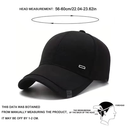 Unisex Silver Buckle Baseball Cap