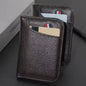 Slim PU Leather Mini Card Wallet for Men – Soft & Lightweight Credit Card Holder
