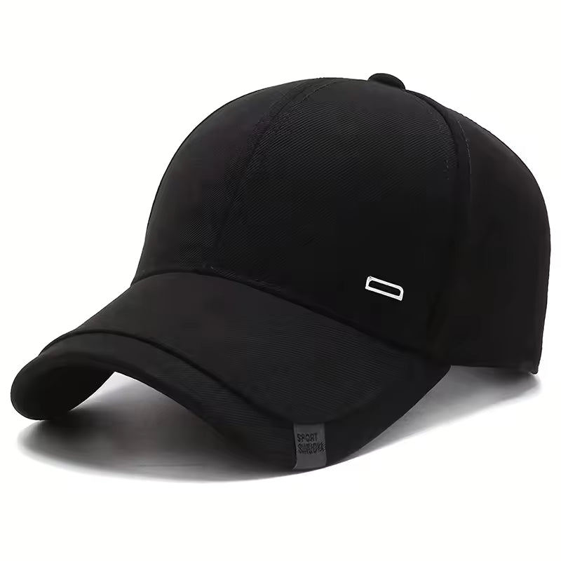 Unisex Silver Buckle Baseball Cap