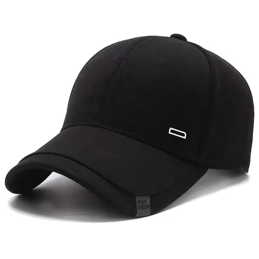 Unisex Silver Buckle Baseball Cap